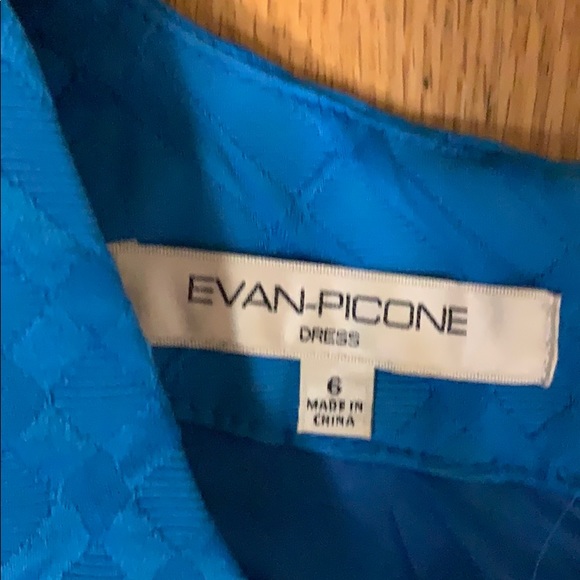 Evan picone royal blue dress - Picture 2 of 2